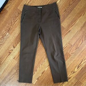 CELINE Brown Cotton Pants 42